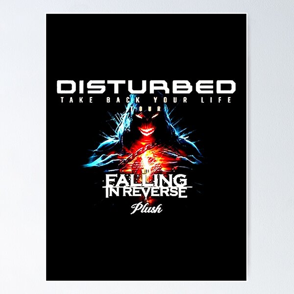 Disturbed 2024 Tour art retro Poster RB0301 product Offical disturbed Merch