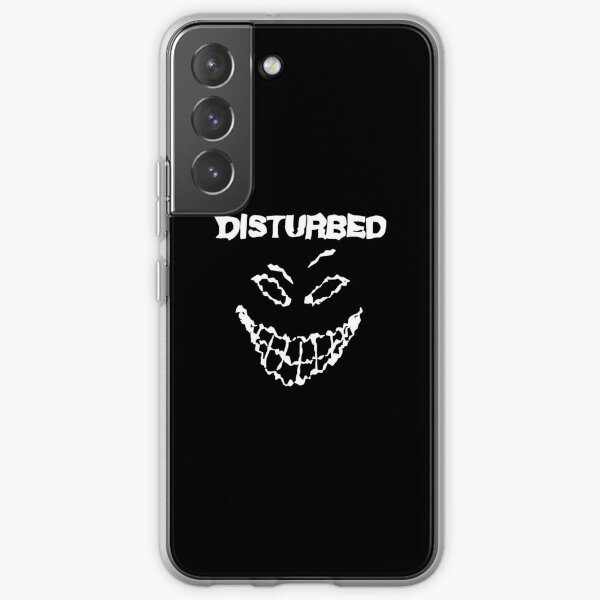 white disturbed smile Samsung Galaxy Soft Case RB0301 product Offical disturbed Merch
