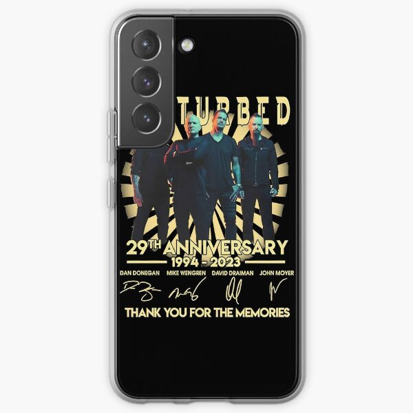 Disturbed Band 29th Anniversary 1994-2023 Thank You For The Memories Samsung Galaxy Soft Case RB0301 product Offical disturbed Merch