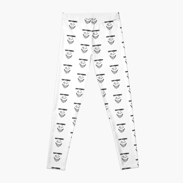 black disturbed smile Leggings RB0301 product Offical disturbed Merch