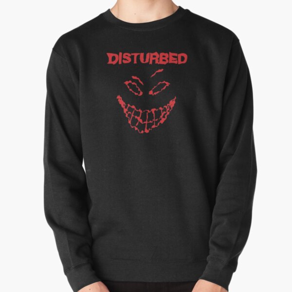 red disturbed smile Pullover Sweatshirt RB0301 product Offical disturbed Merch