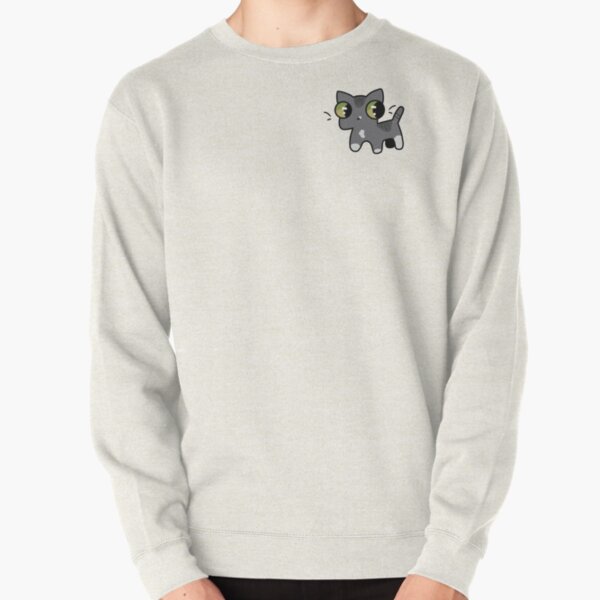 Grey Tabby Disturbed Cat Pullover Sweatshirt RB0301 product Offical disturbed Merch