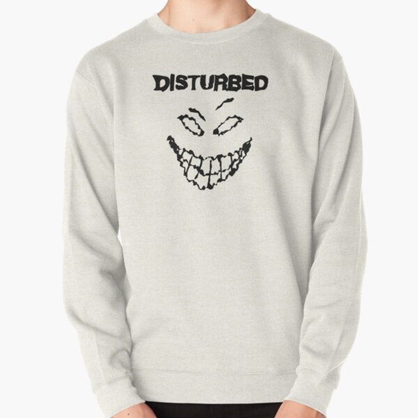 black disturbed smile Pullover Sweatshirt RB0301 product Offical disturbed Merch