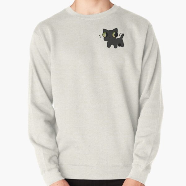 Black Disturbed Cat (Green Eyed) Pullover Sweatshirt RB0301 product Offical disturbed Merch
