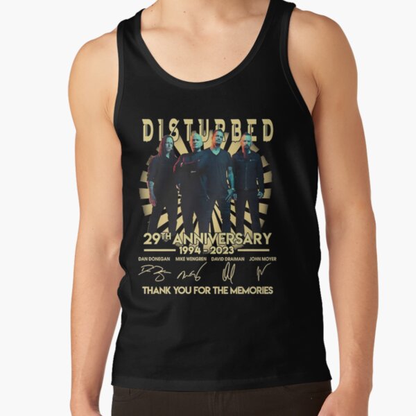 Disturbed Band 29th Anniversary 1994-2023 Thank You For The Memories Tank Top RB0301 product Offical disturbed Merch