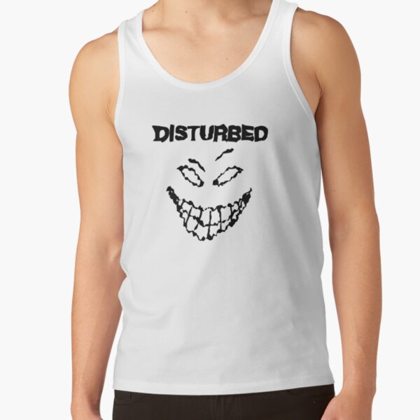 black disturbed smile Tank Top RB0301 product Offical disturbed Merch