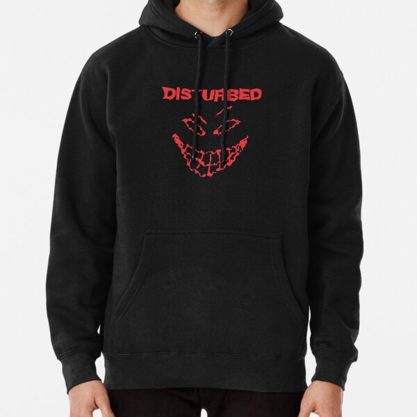 red disturbed smile Pullover Hoodie RB0301 product Offical disturbed Merch