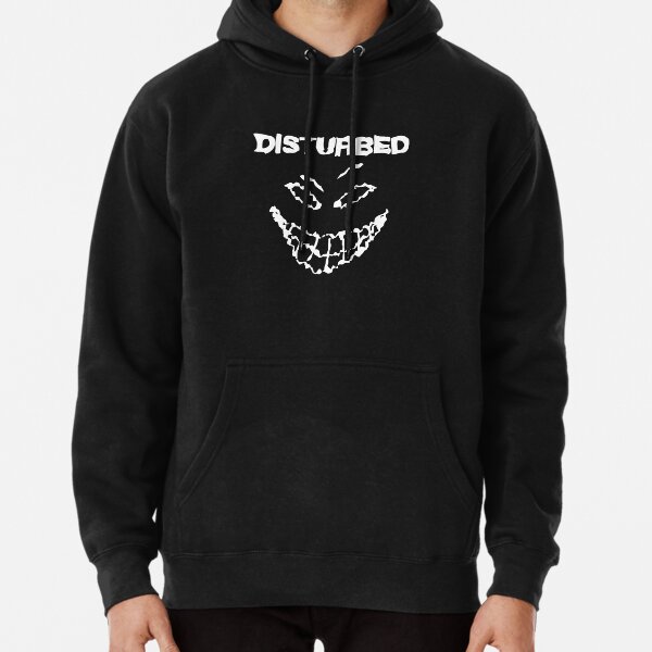 white disturbed smile Pullover Hoodie RB0301 product Offical disturbed Merch