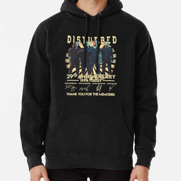 Disturbed Band 29th Anniversary 1994-2023 Thank You For The Memories Pullover Hoodie RB0301 product Offical disturbed Merch
