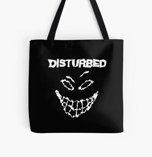 white disturbed smile All Over Print Tote Bag RB0301 product Offical disturbed Merch