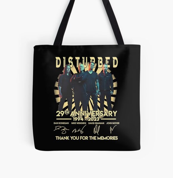 Disturbed Band 29th Anniversary 1994-2023 Thank You For The Memories All Over Print Tote Bag RB0301 product Offical disturbed Merch