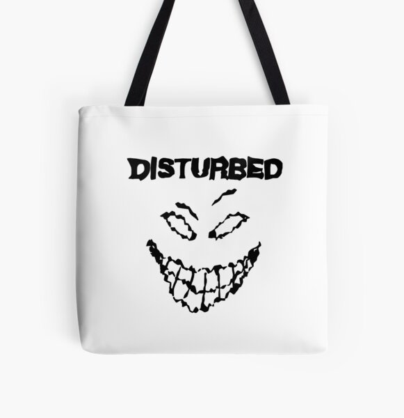 black disturbed smile All Over Print Tote Bag RB0301 product Offical disturbed Merch