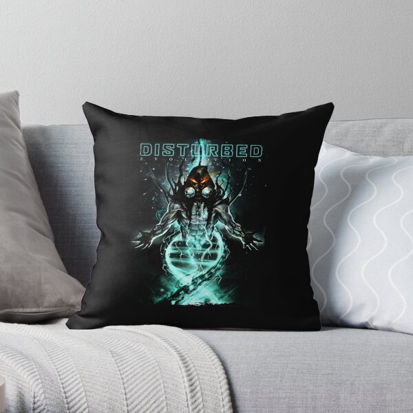 Disturbed Throw Pillow RB0301 product Offical disturbed Merch