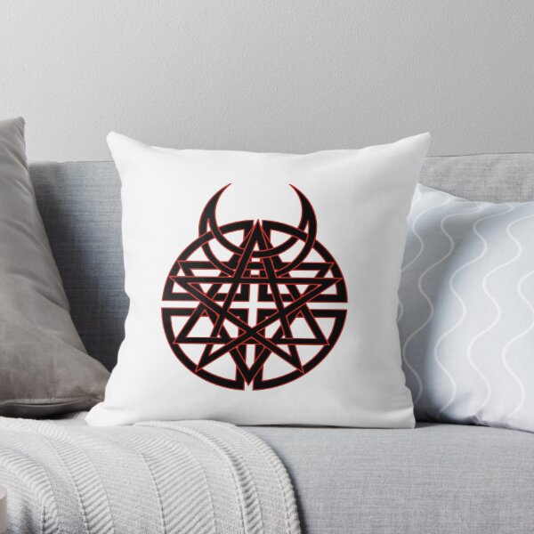 disturbed Throw Pillow RB0301 product Offical disturbed Merch