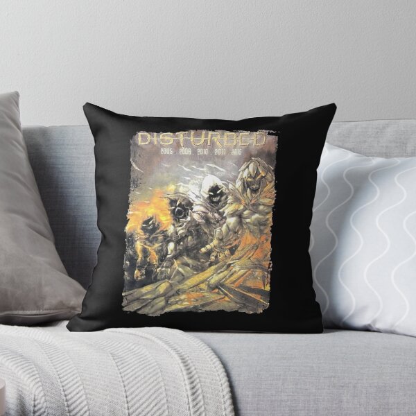 Disturbed Band art Throw Pillow RB0301 product Offical disturbed Merch