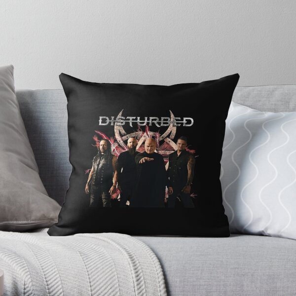 Disturbed - Rock Band Tee Ten Thousand Fists Throw Pillow RB0301 product Offical disturbed Merch