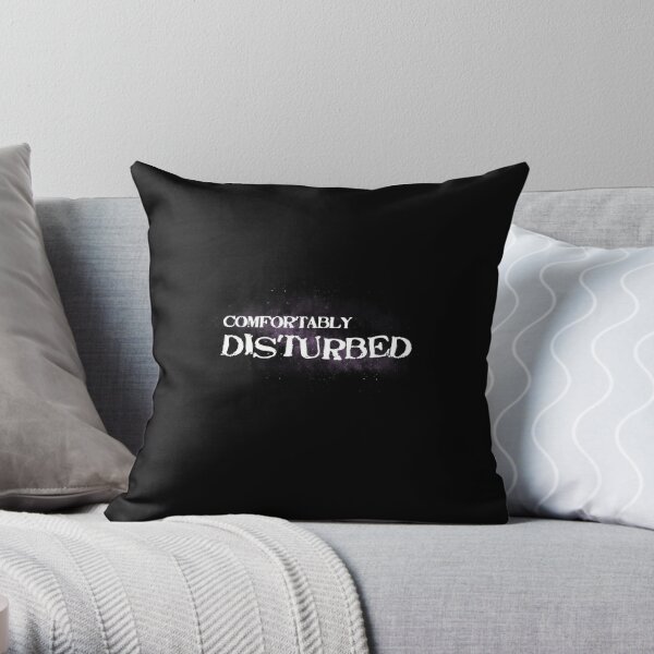 Comfortably Disturbed Throw Pillow RB0301 product Offical disturbed Merch