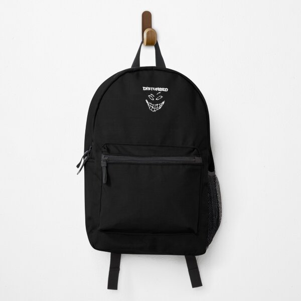 white disturbed smile Backpack RB0301 product Offical disturbed Merch