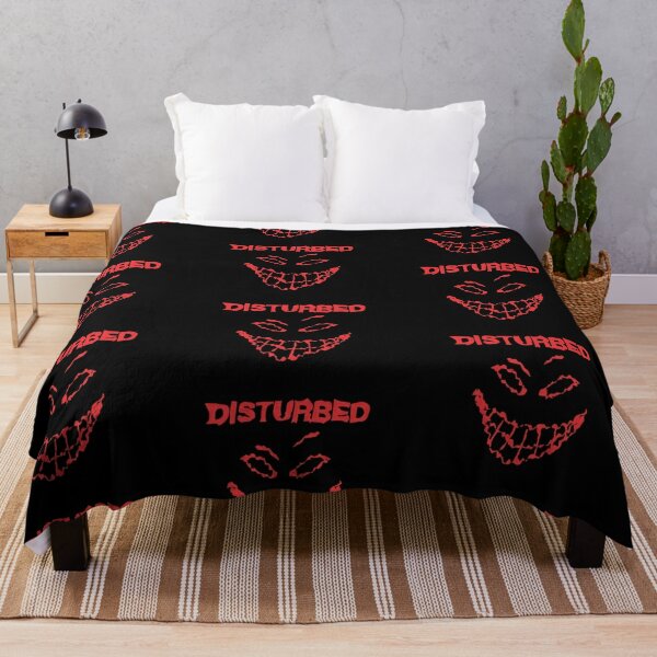 Disturbed down with the sickness Throw Blanket RB0301 product Offical disturbed Merch