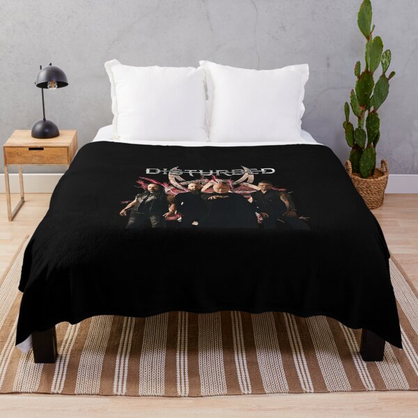 Disturbed - Rock Band Tee Ten Thousand Fists Throw Blanket RB0301 product Offical disturbed Merch