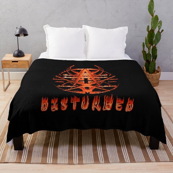 heavy metal disturbed band Throw Blanket RB0301 product Offical disturbed Merch