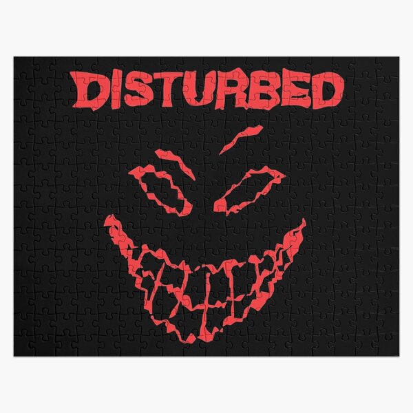 red disturbed smile Jigsaw Puzzle RB0301 product Offical disturbed Merch