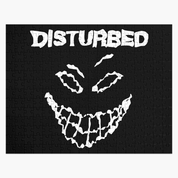 white disturbed smile Jigsaw Puzzle RB0301 product Offical disturbed Merch