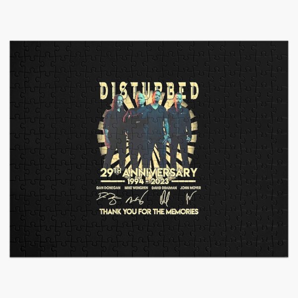 Disturbed Band 29th Anniversary 1994-2023 Thank You For The Memories Jigsaw Puzzle RB0301 product Offical disturbed Merch