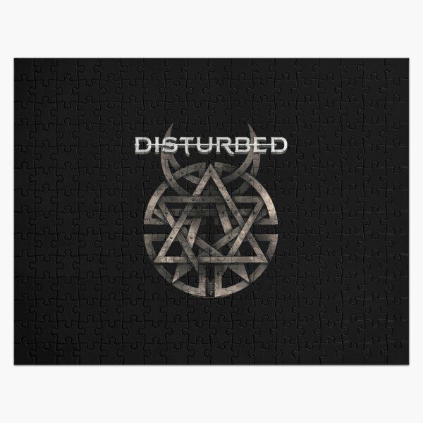 Disturbed logo Jigsaw Puzzle RB0301 product Offical disturbed Merch