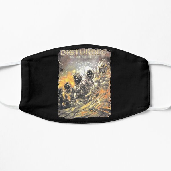 Disturbed Band art Flat Mask RB0301 product Offical disturbed Merch