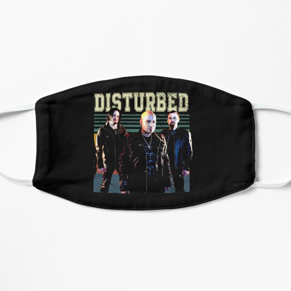 Immortal Threads Disturbeds Band Tees Defying Conventions In The Realm Of Rock Chic Flat Mask RB0301 product Offical disturbed Merch