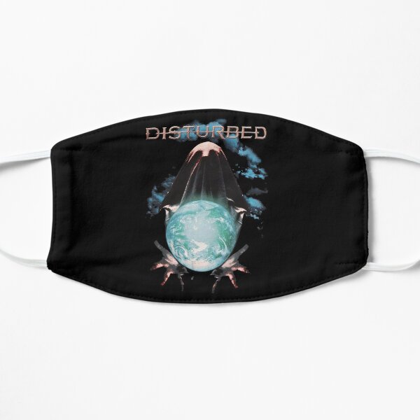 Disturbed Hooded Figure Flat Mask RB0301 product Offical disturbed Merch