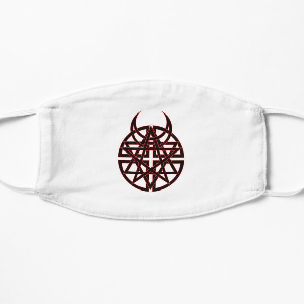 disturbed Flat Mask RB0301 product Offical disturbed Merch